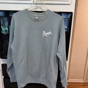 Crew neck sweater. The Ranch at Laguna Beach logo. Size L. Very comfy